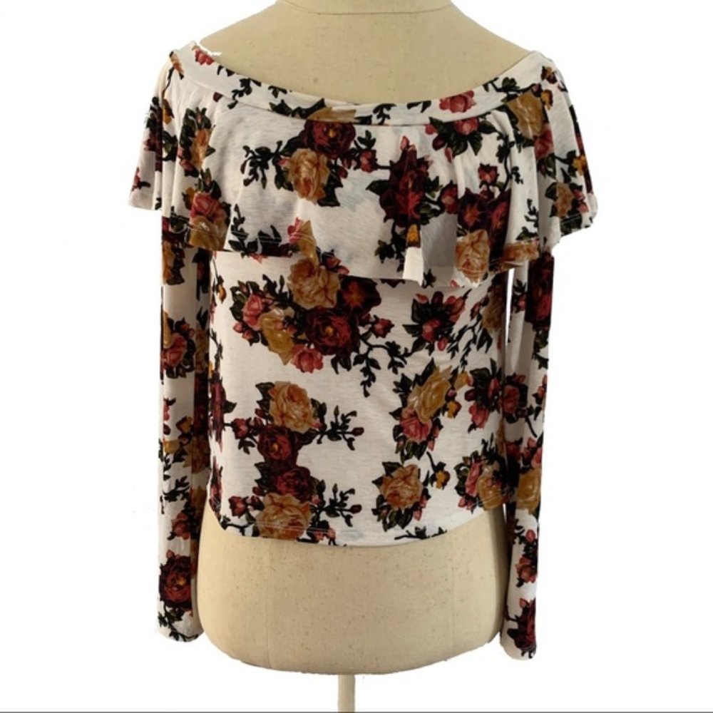 Mimi Chica Off the Shoulder Floral Top Size S